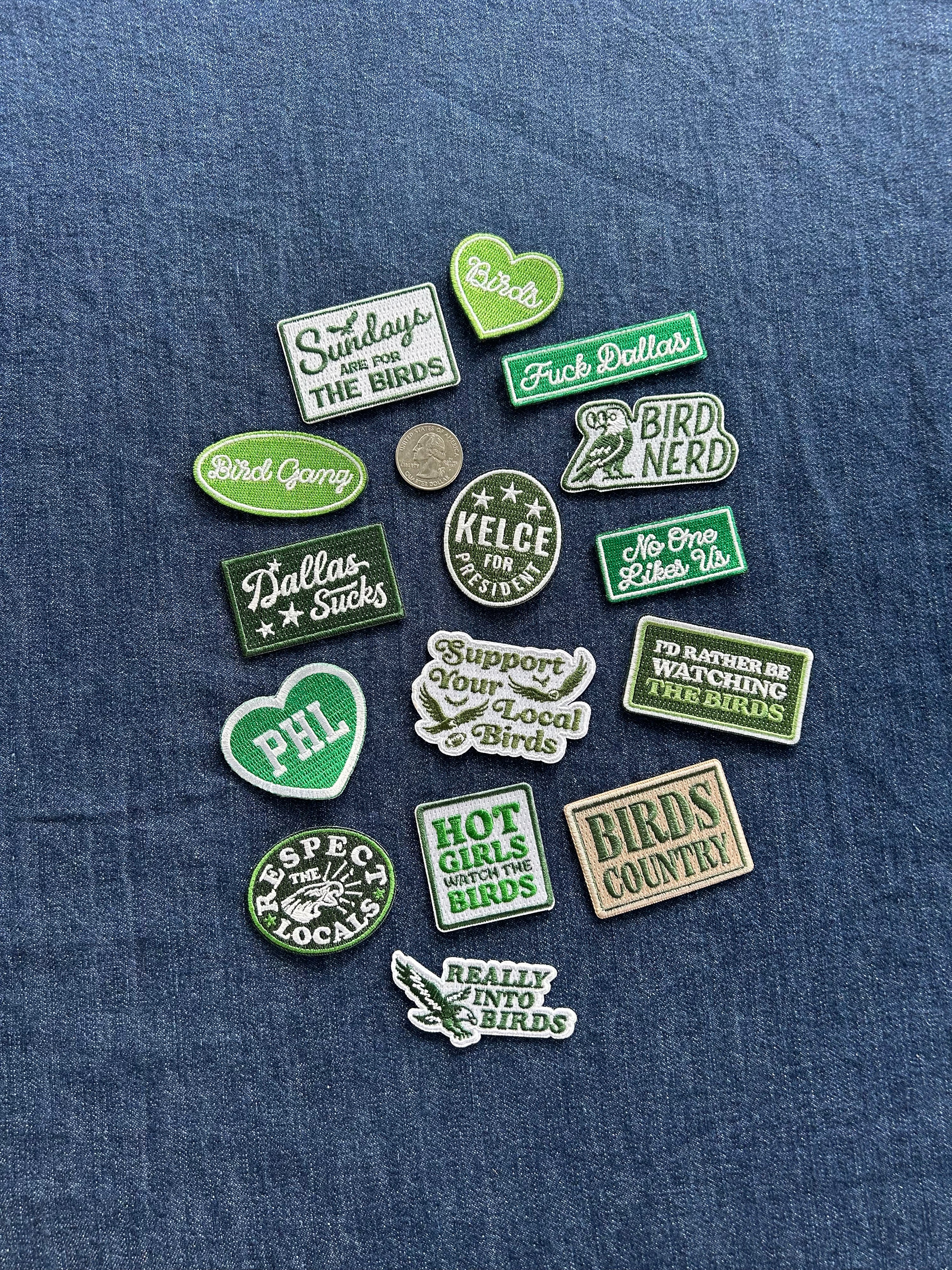 Philly Football Patches - Med