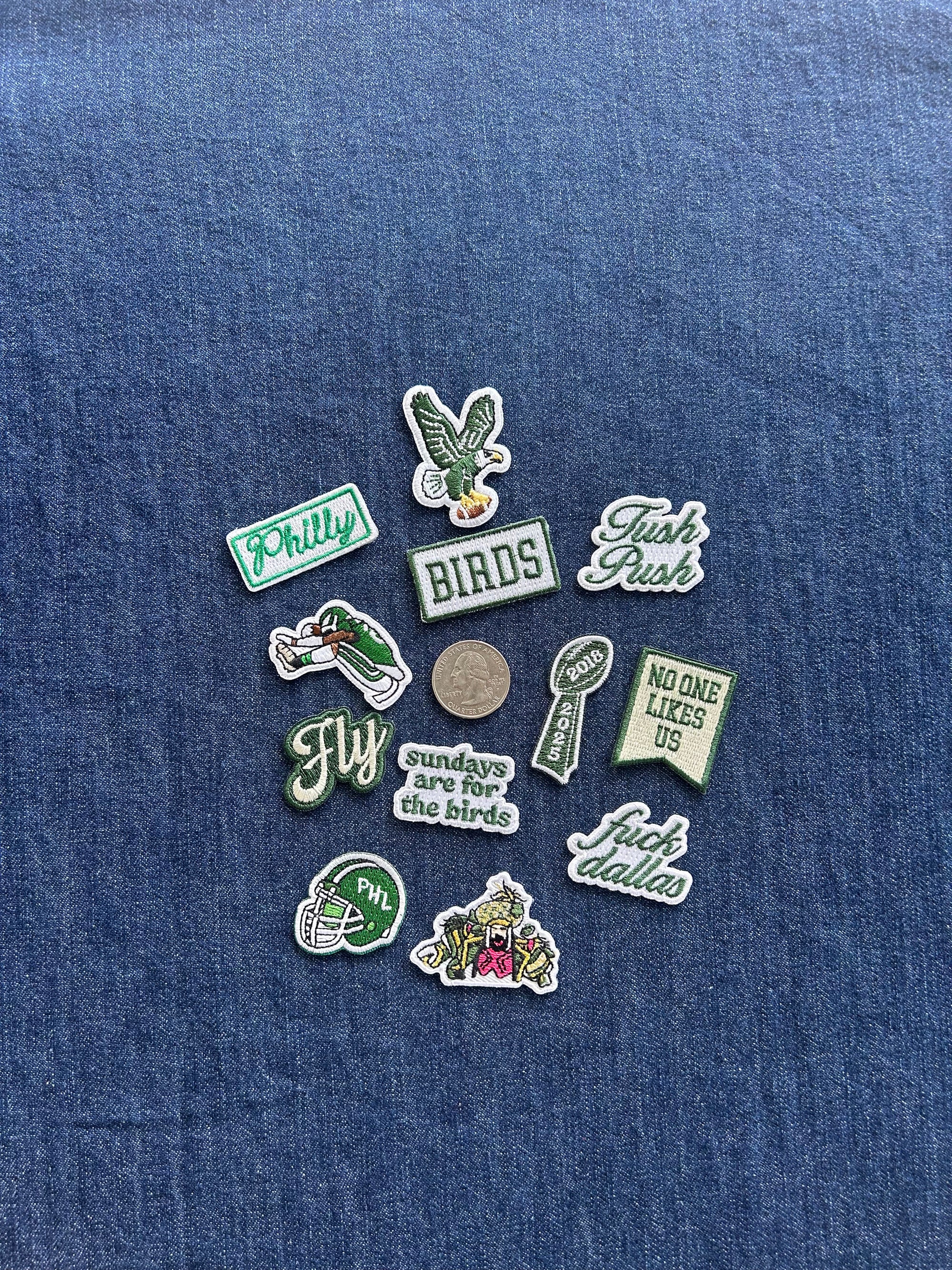 Philly Football Patches - Sm