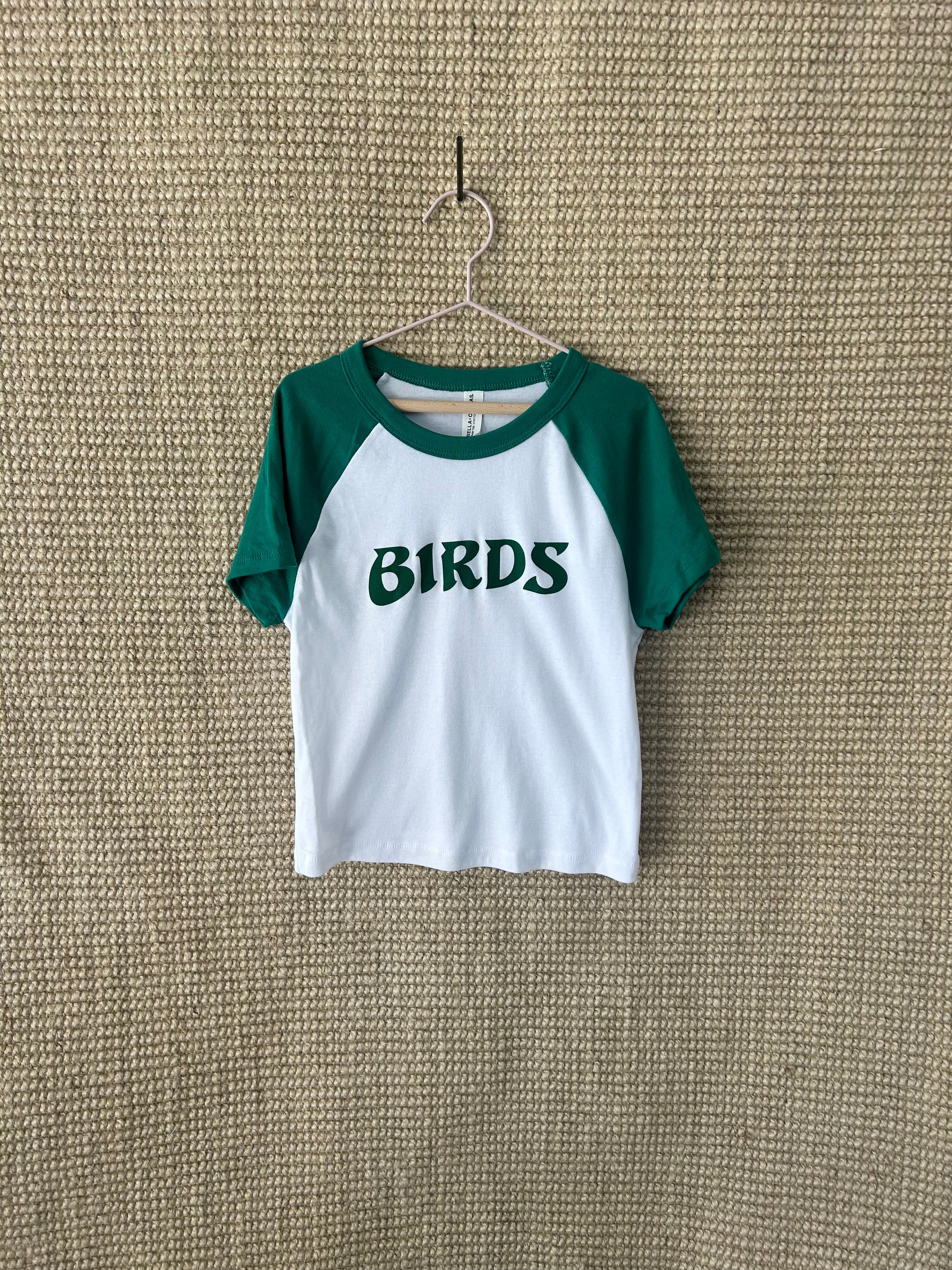 Birds Raglan Baby Tee
