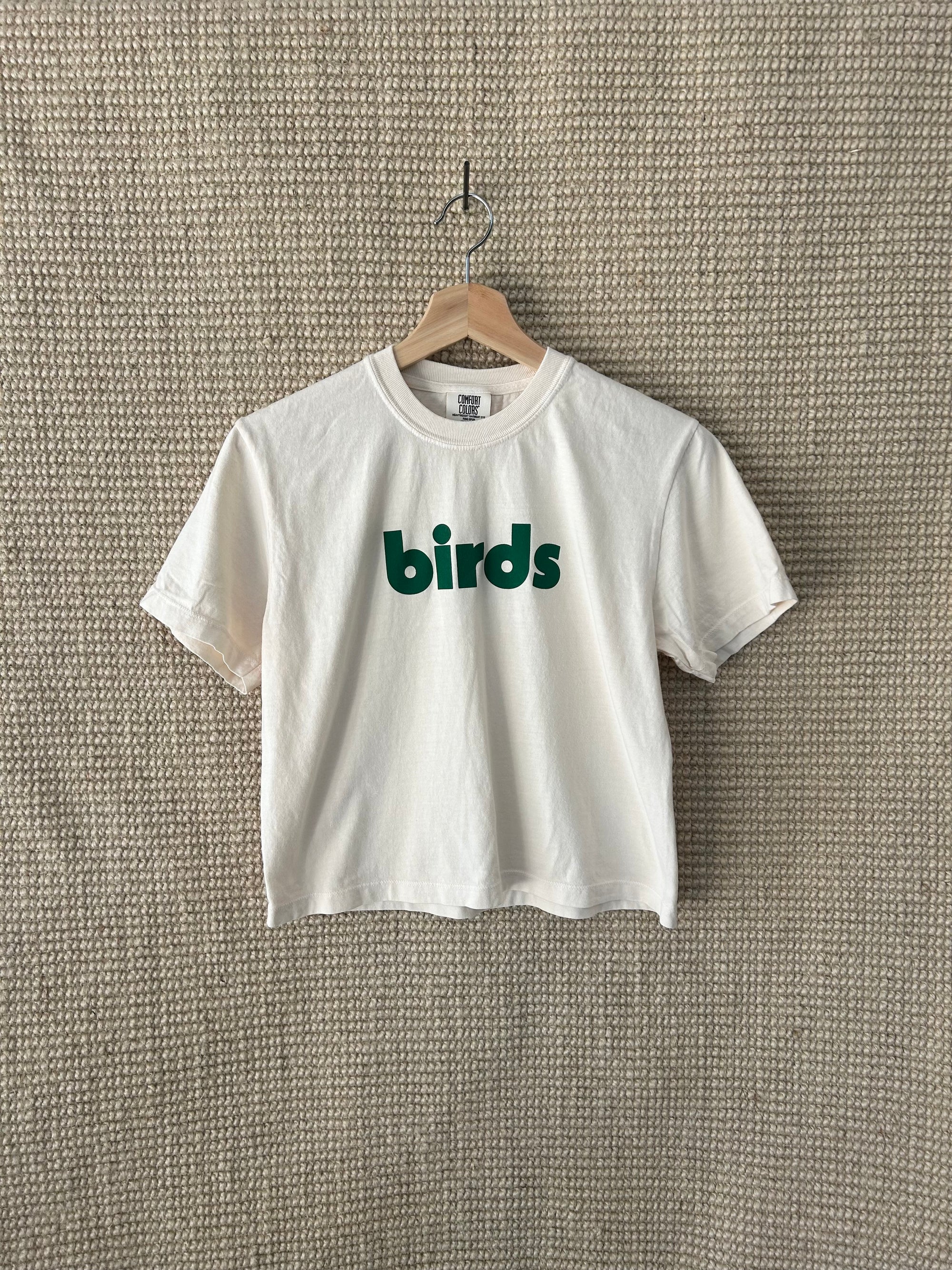 Birds Chalet Cropped Tee