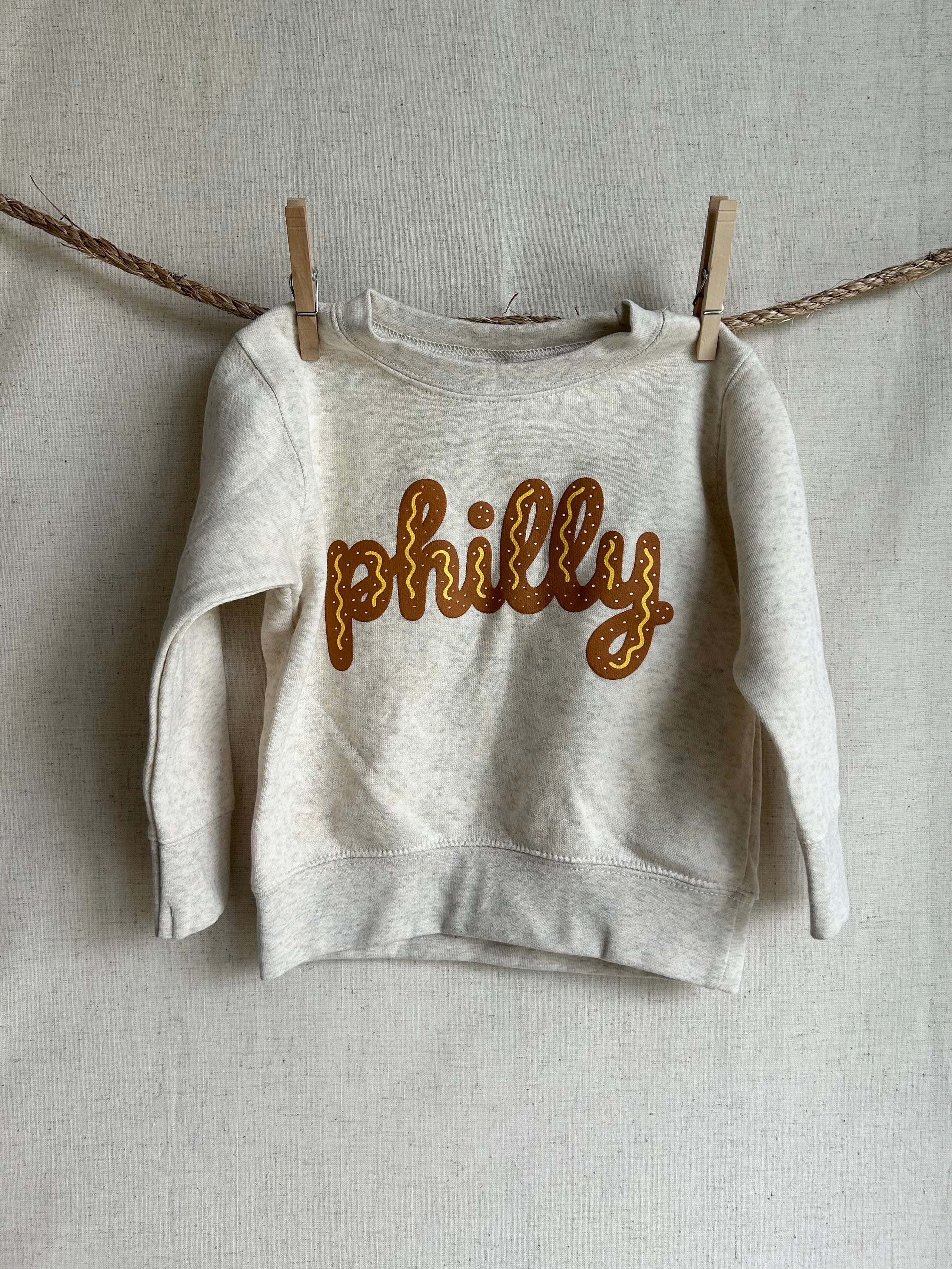 Philly Pretzel Toddler Crewneck