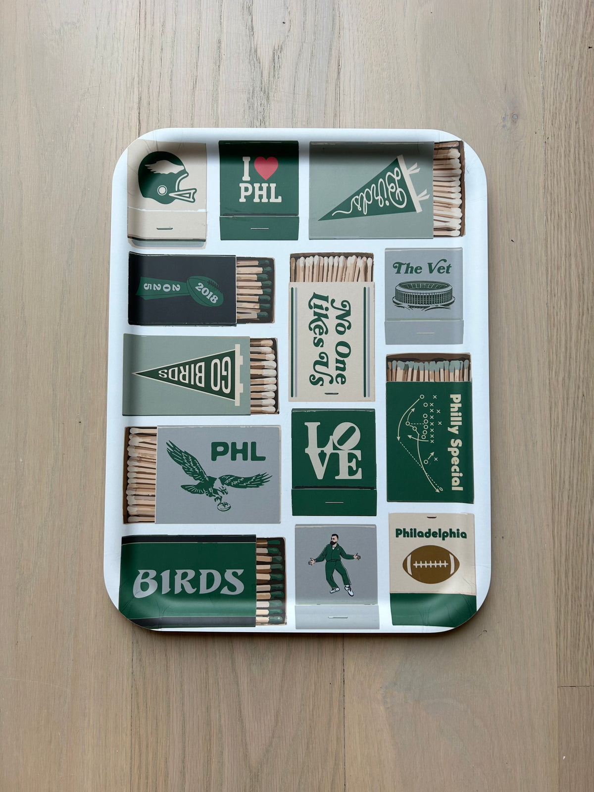 Matchbooks Serving Tray
