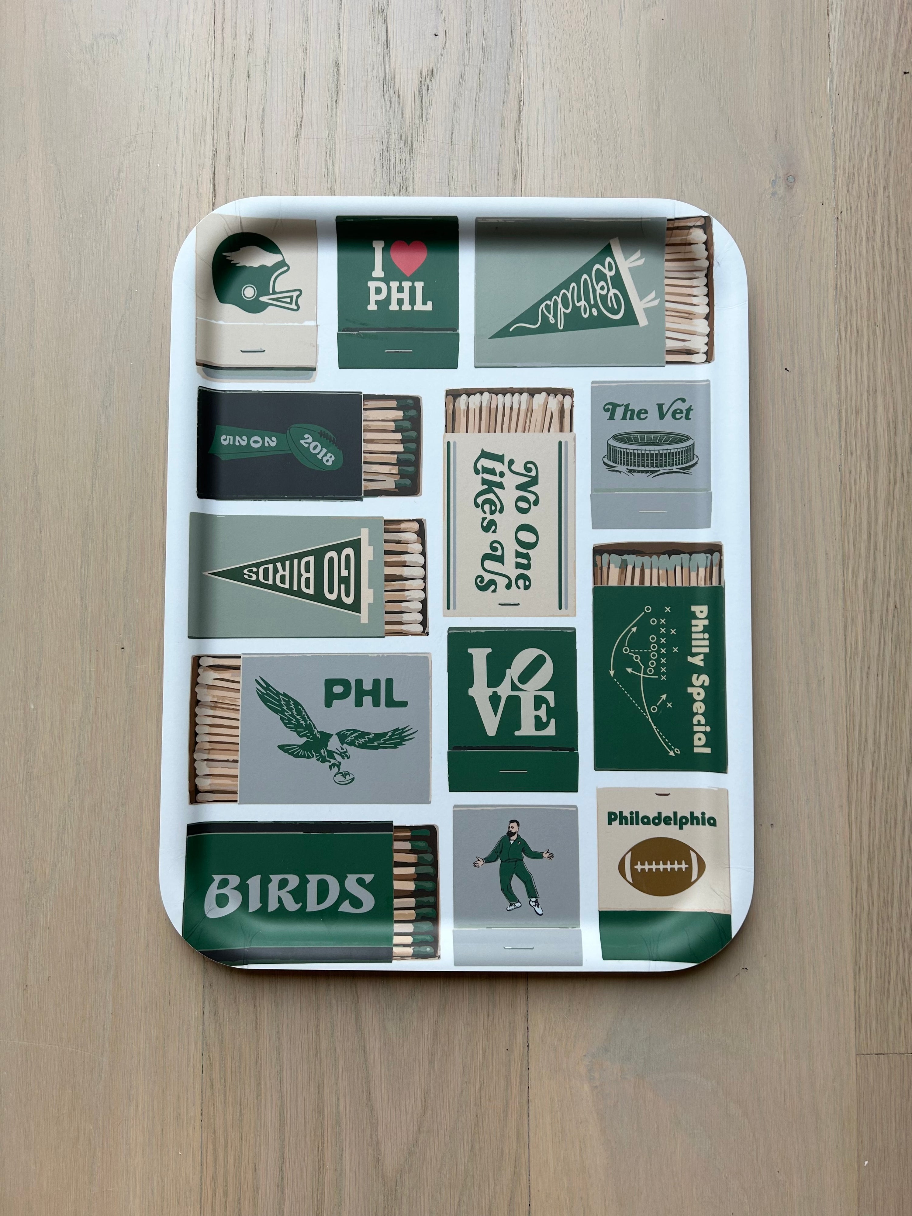 Matchbooks Serving Tray
