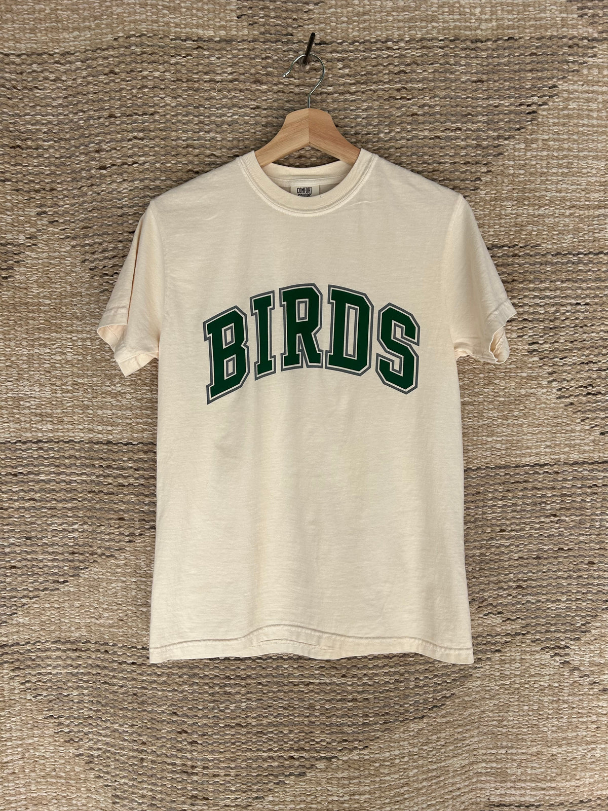 Birds Cream Collegiate Tee