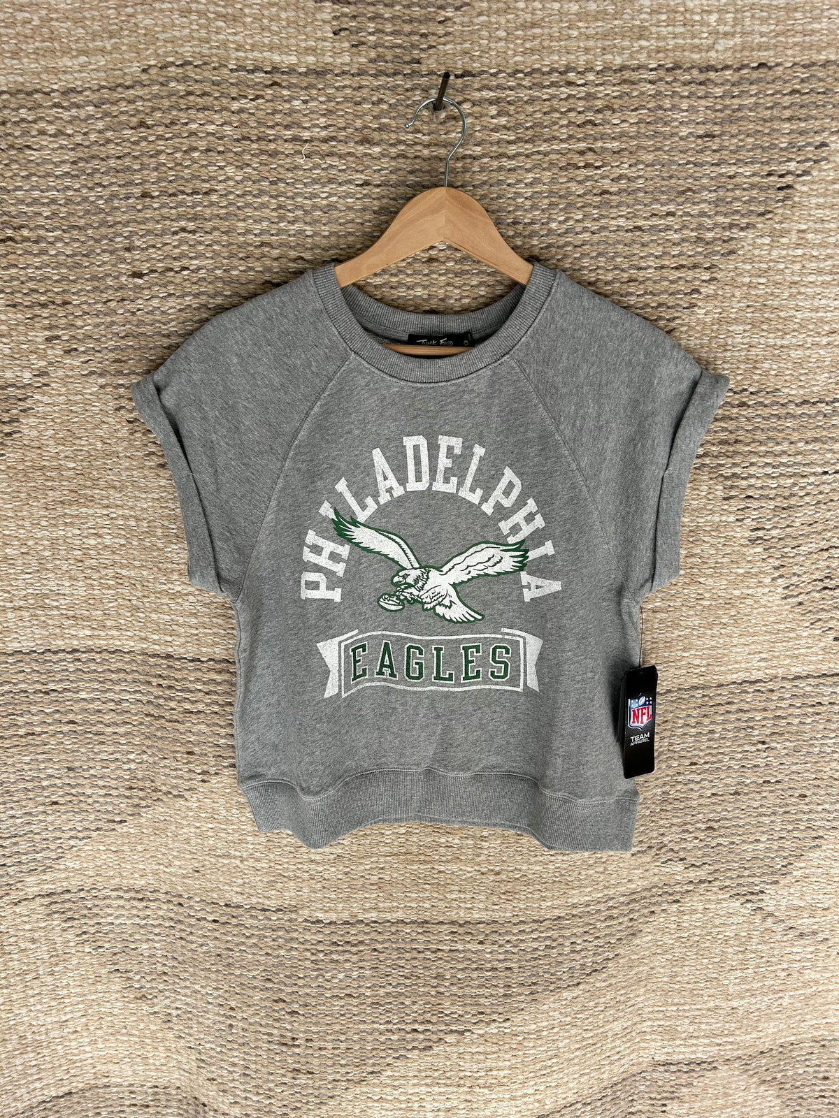 Philadelphia Eagles Fleece Cropped Tank