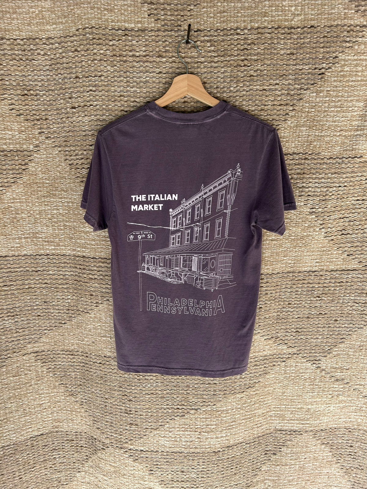 Italian Market Deep Purple Tee