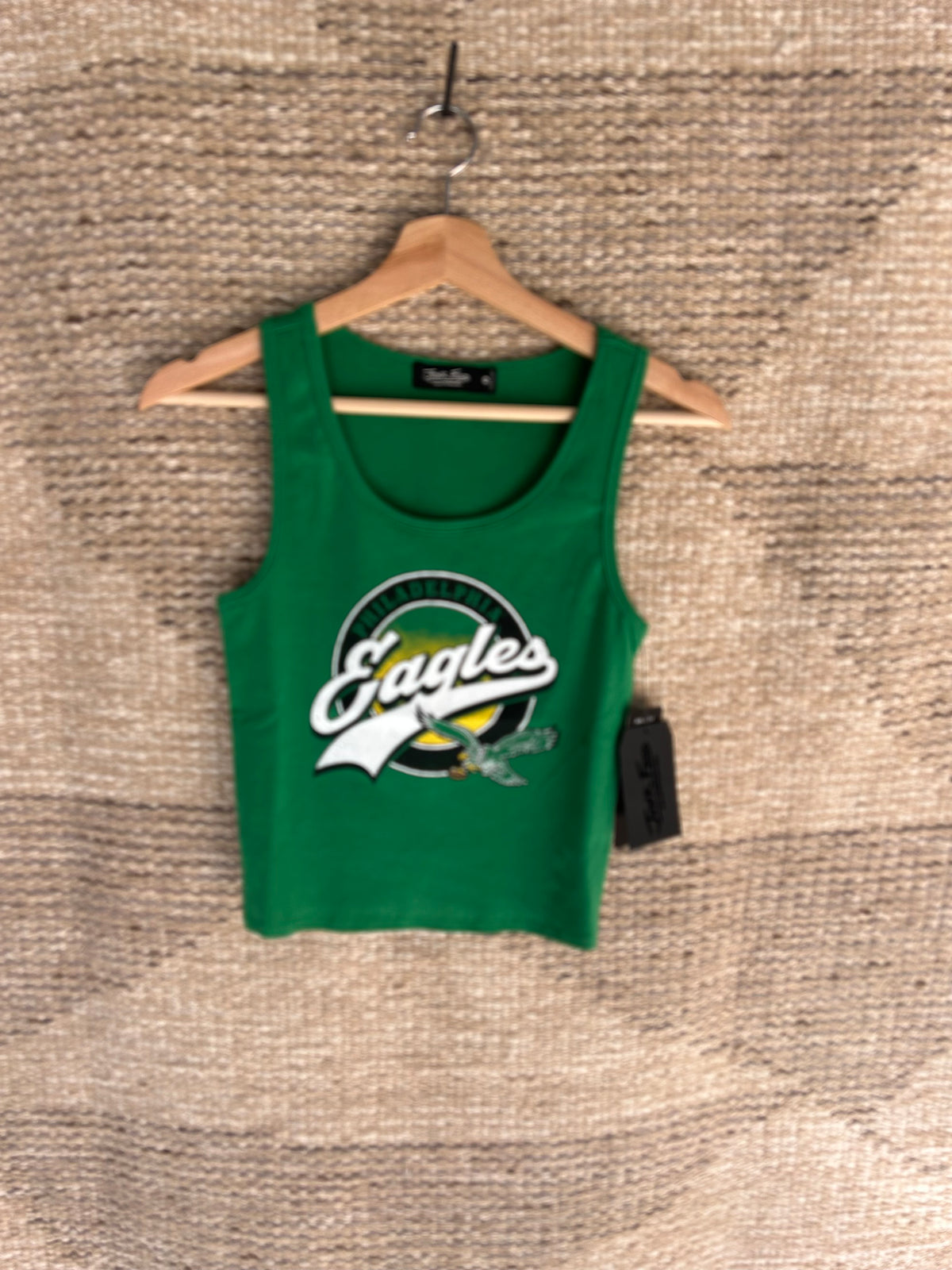 Eagles Cropped Tank - Kelly Green