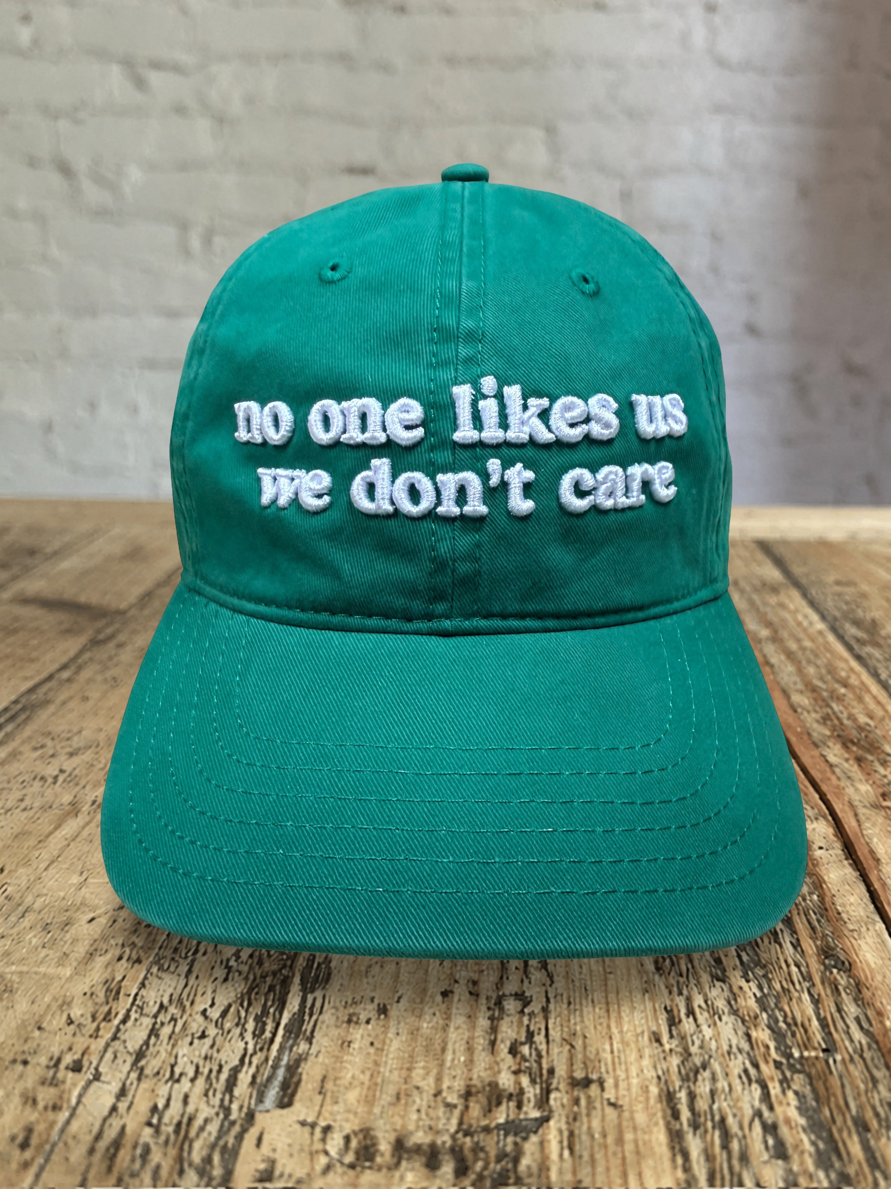 No One Likes Us Dad Hat - Green