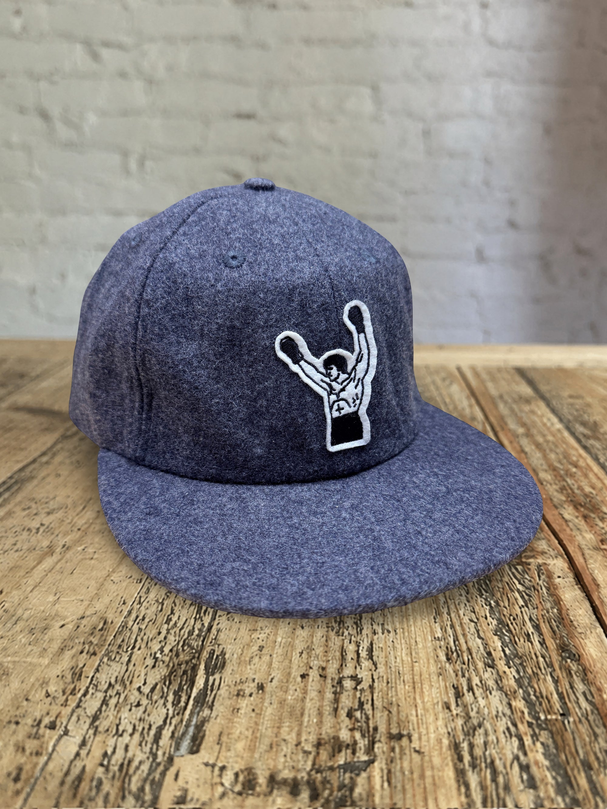 Rocky Felt Flat Brim Hat - Dark Gray