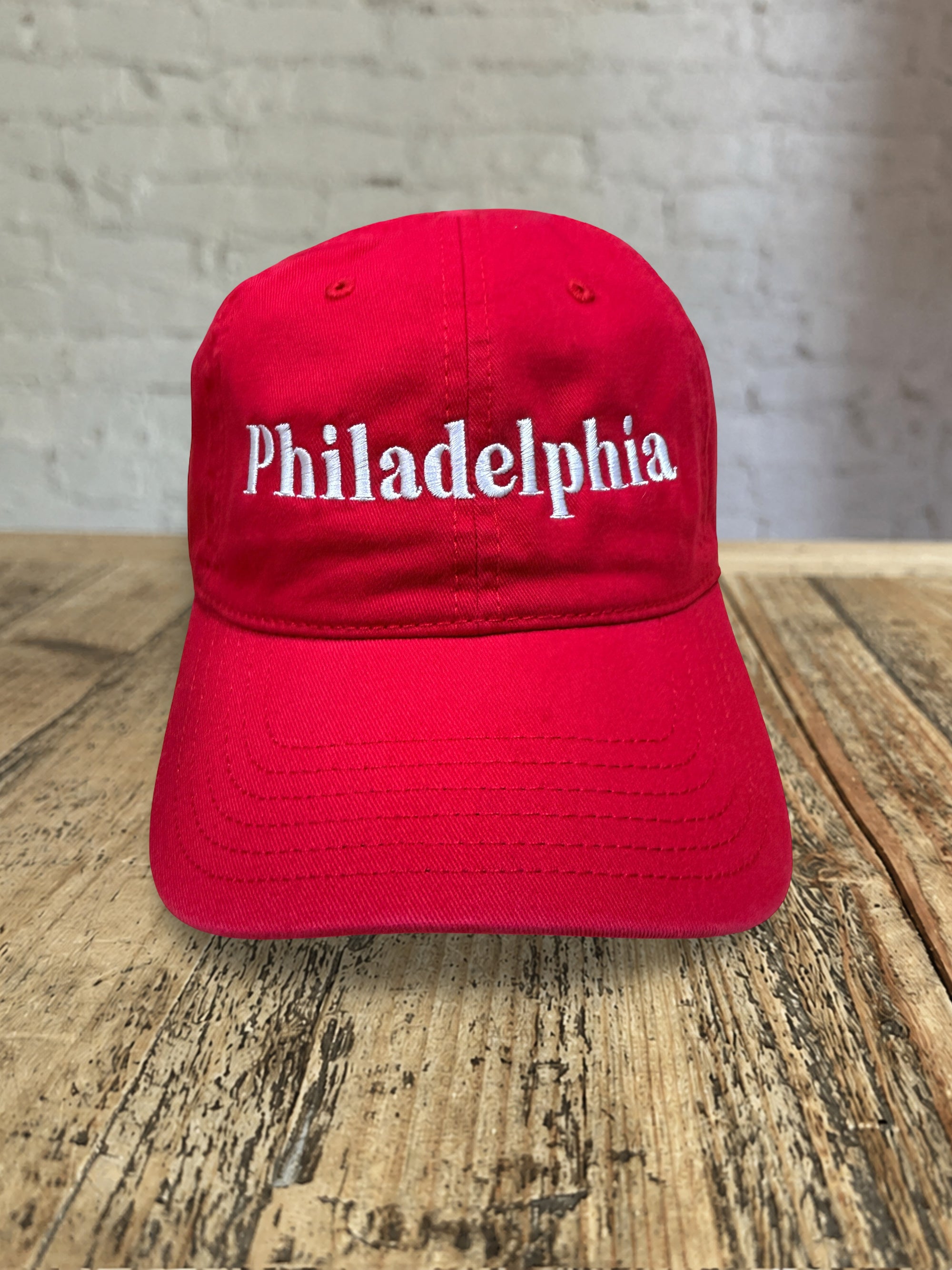 Philadelphia Classic Dad Hat - Red