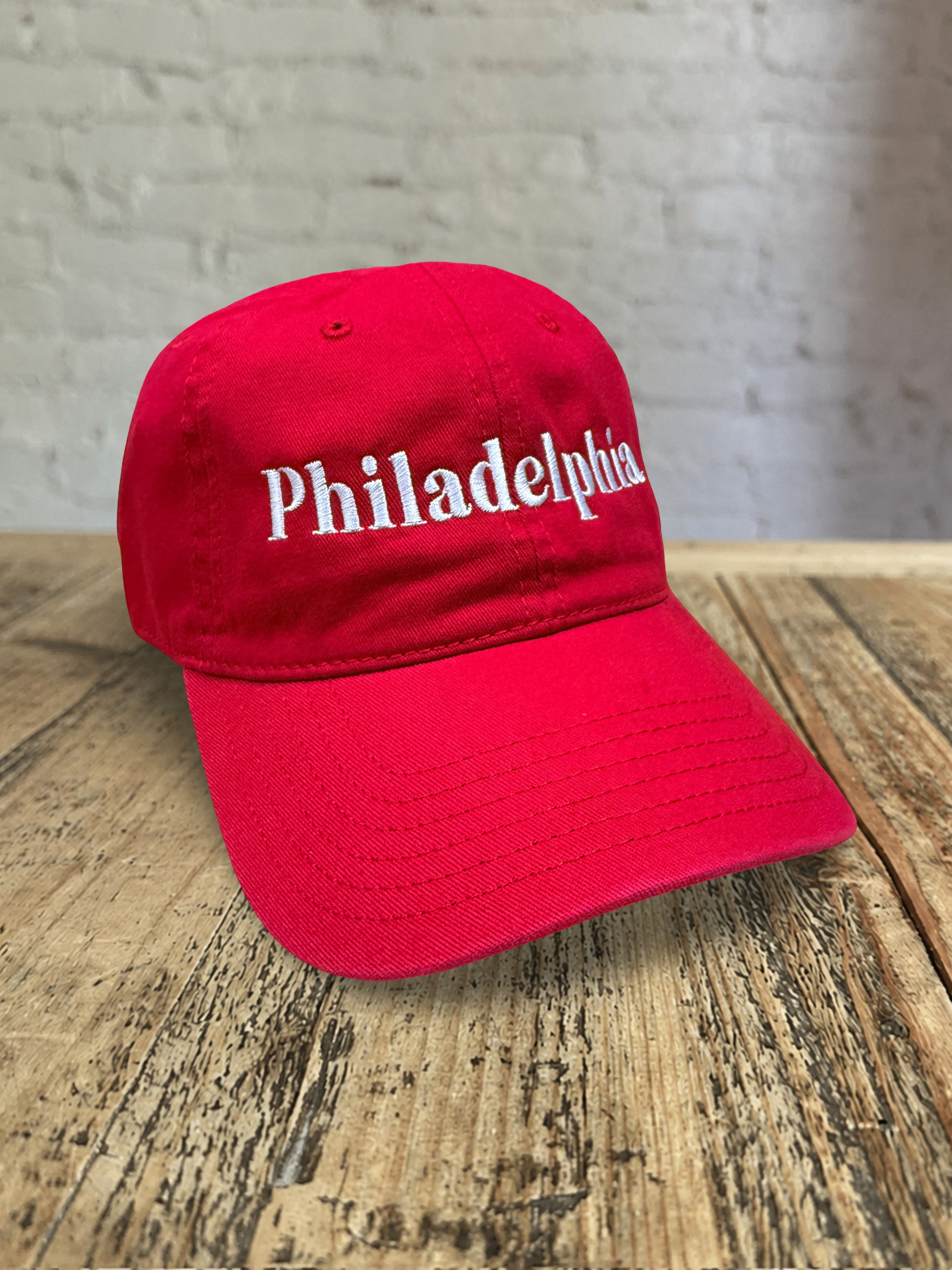Philadelphia Classic Dad Hat - Red