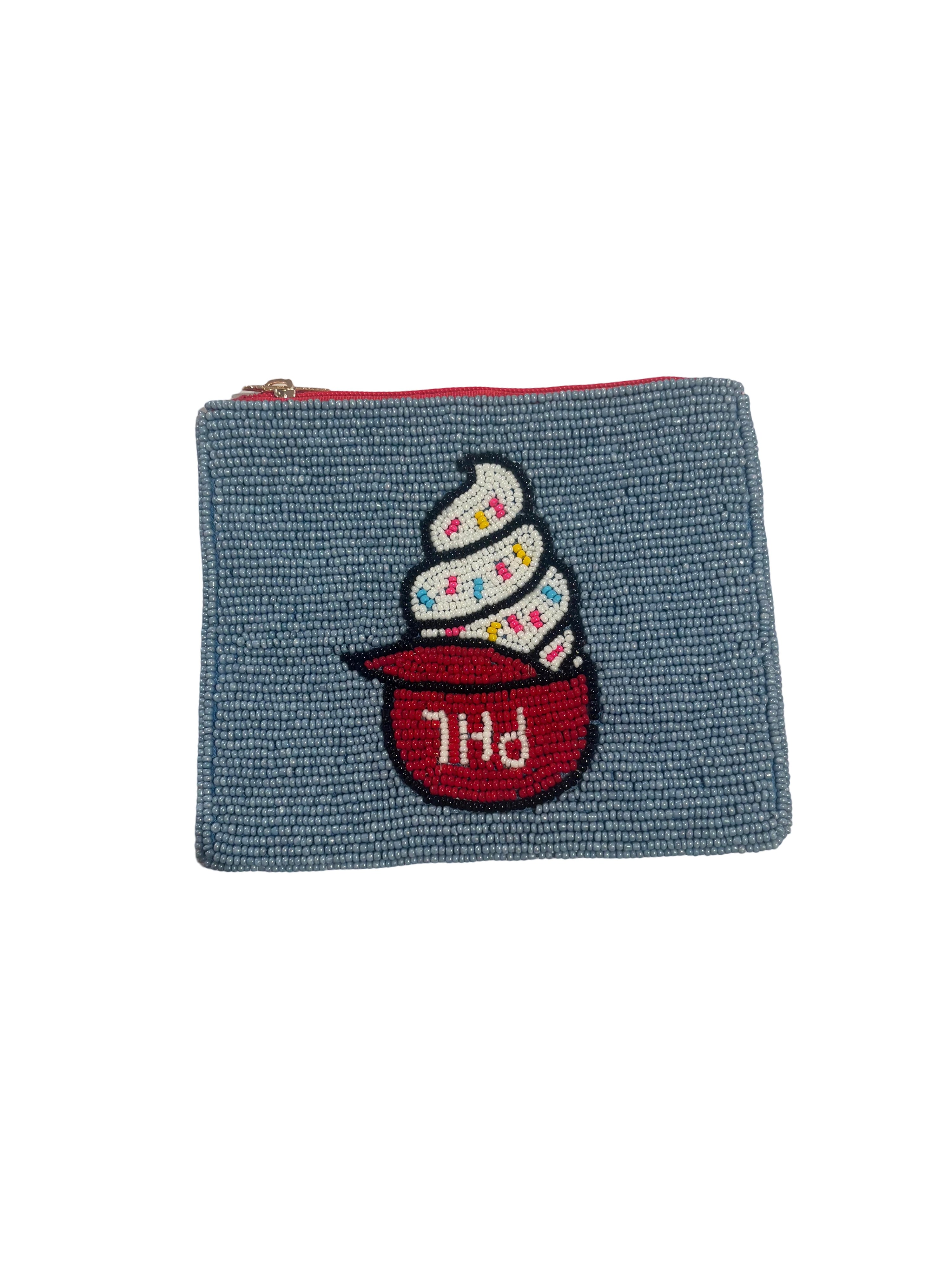 Phils Beaded Pouch