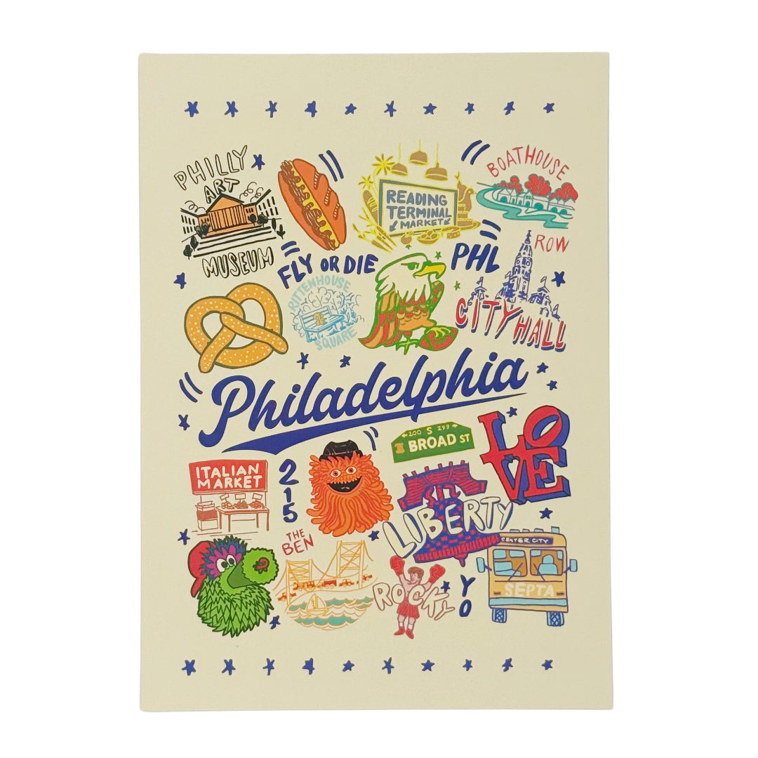 Philadelphia Icons Art Print
