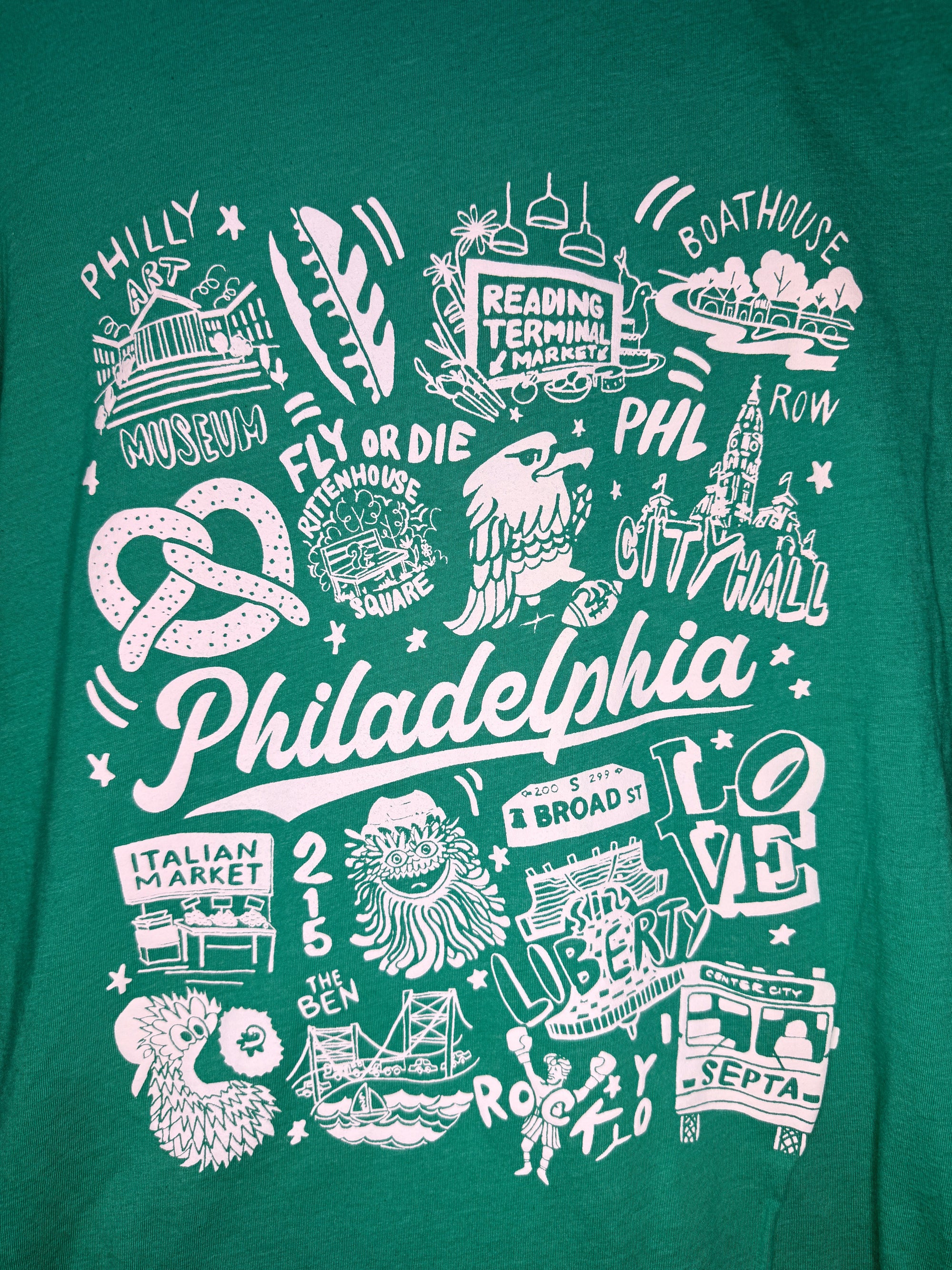Green Philly Icons T-Shirt