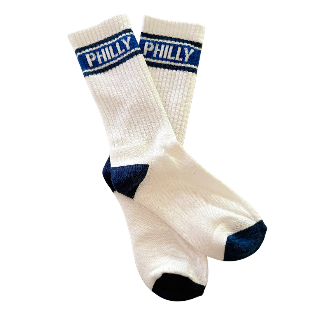 Jawn Shop Socks - Blue Philly