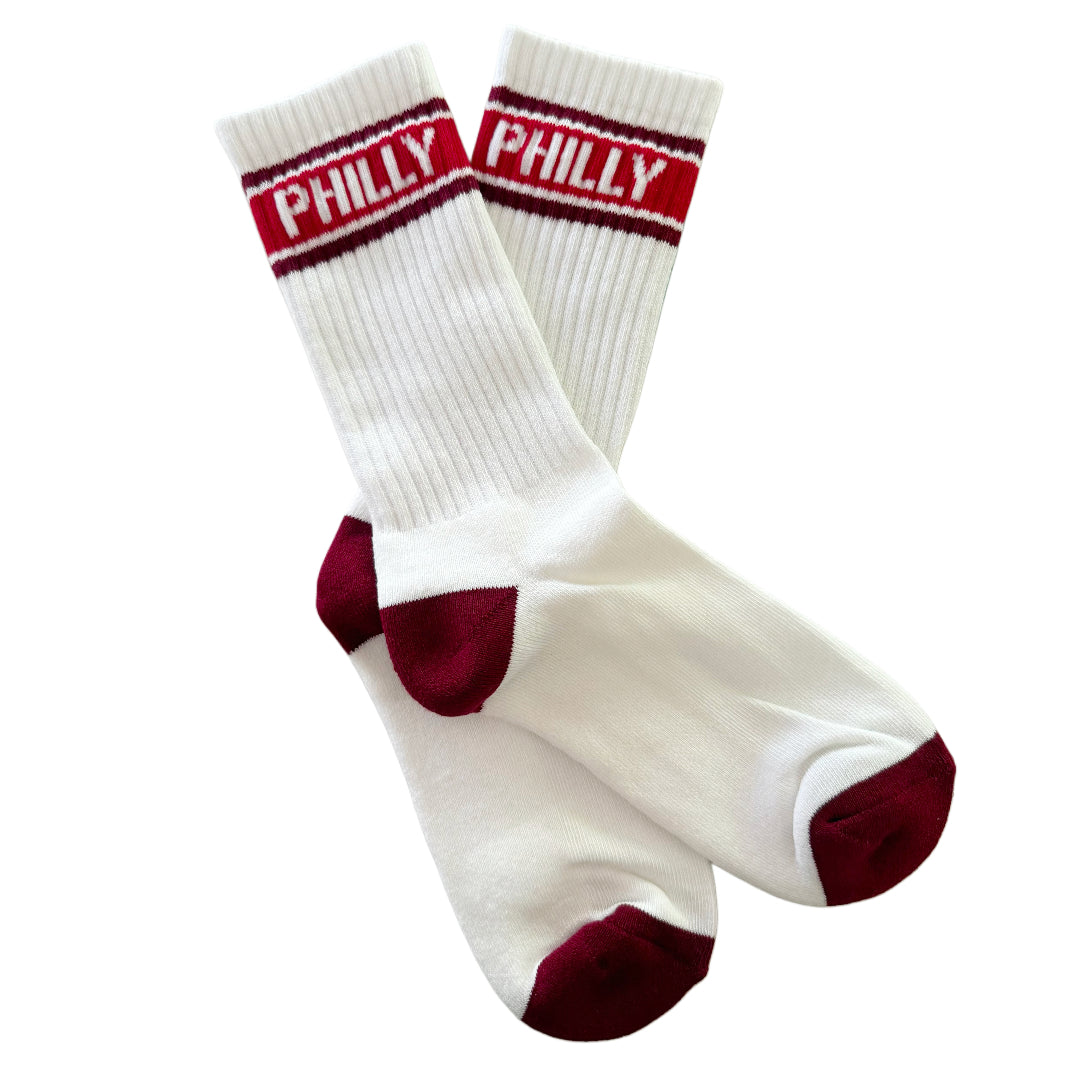Jawn Shop Socks - Red Philly