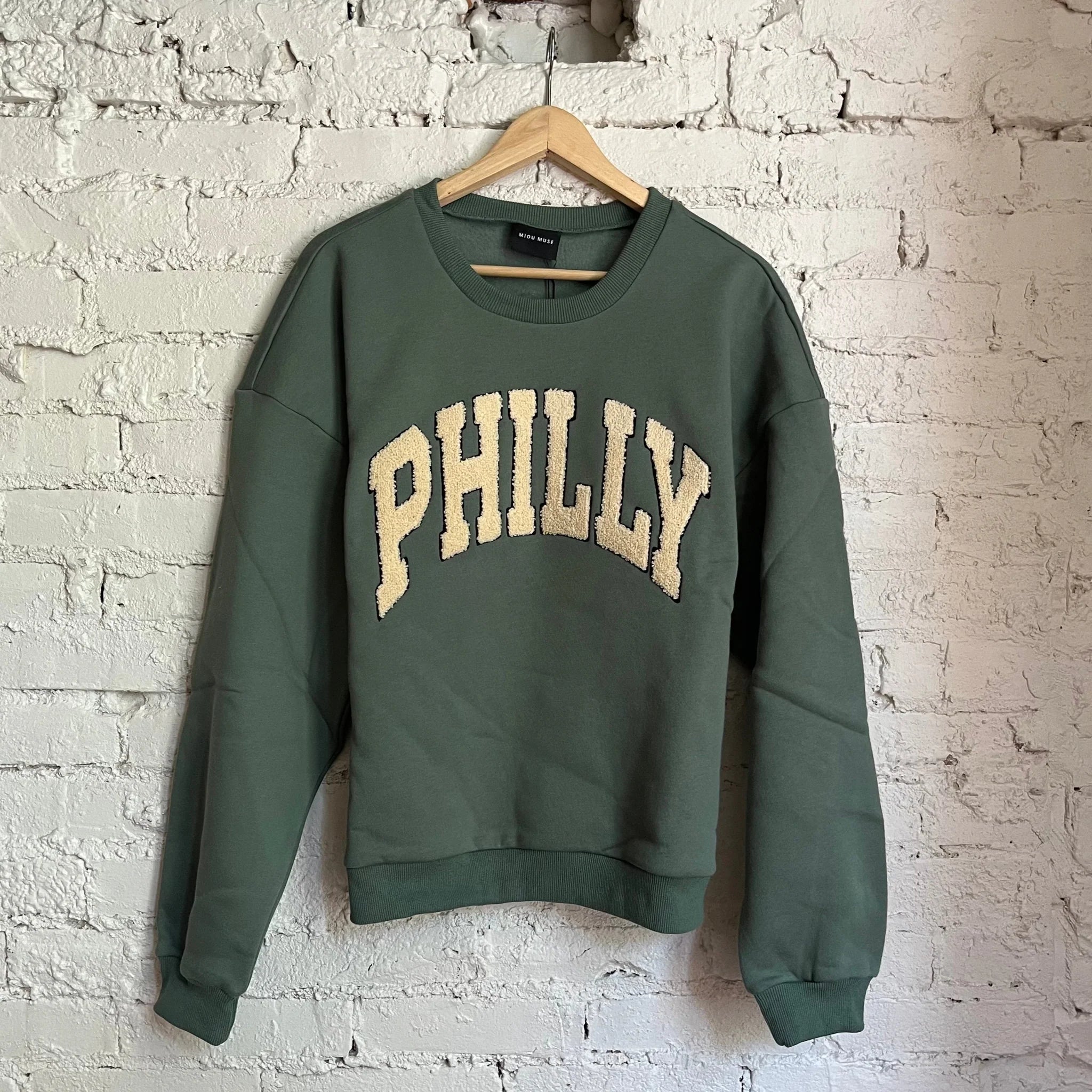 Puffy Letter Philly Crewneck