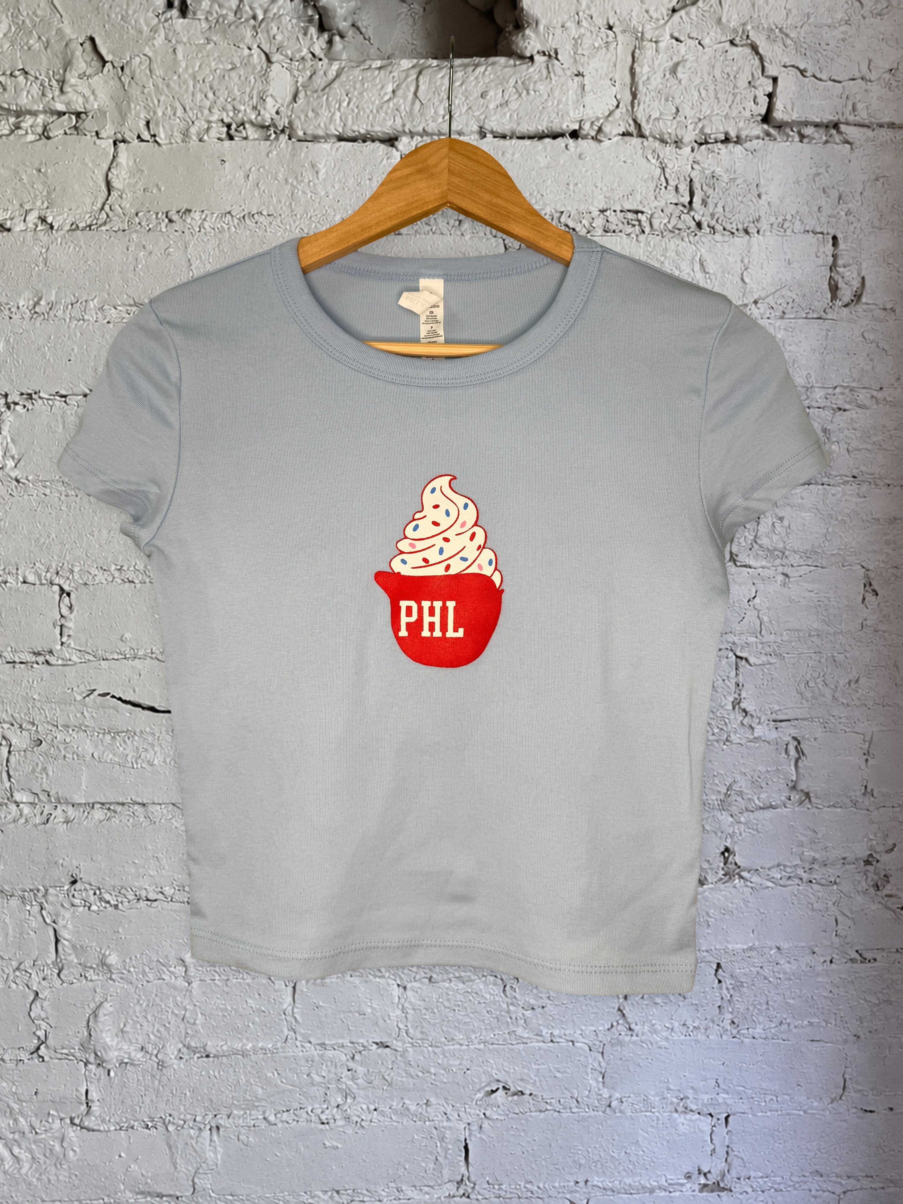 Phils Helmet with Ice Cream Women's Baby Tee
