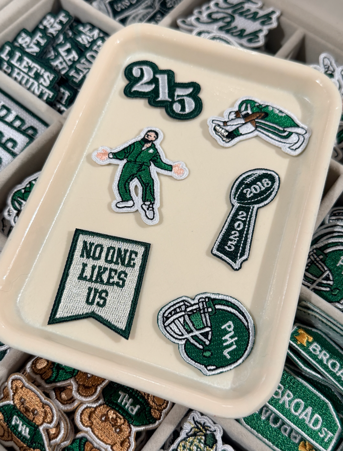 Custom Football Patch - Embroidered Small