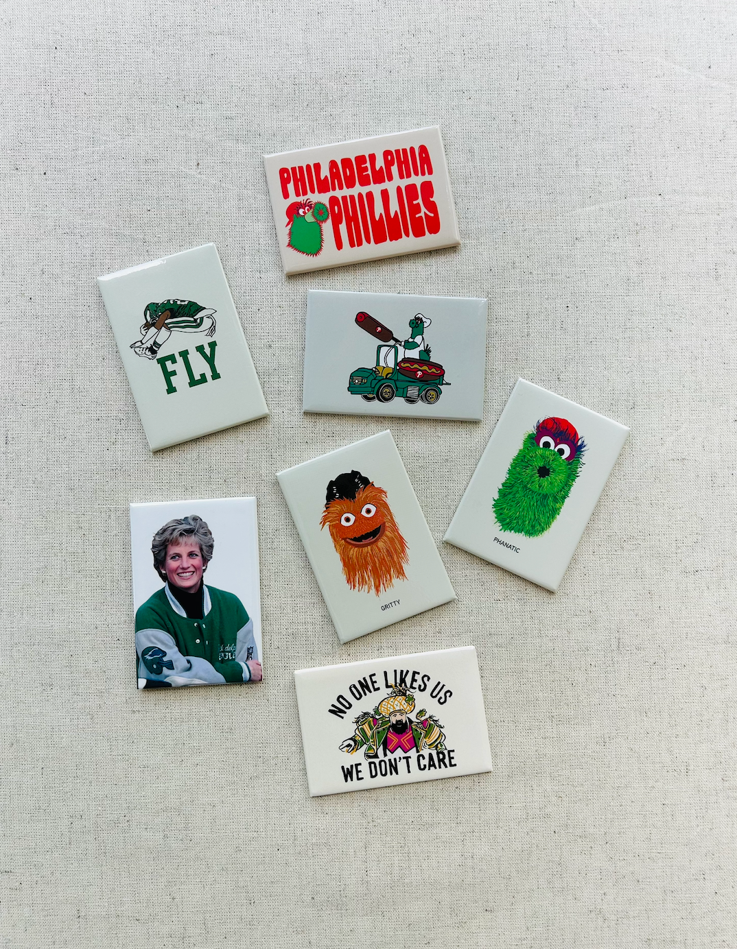 Sports 2" x 3" Rectangular Magnets