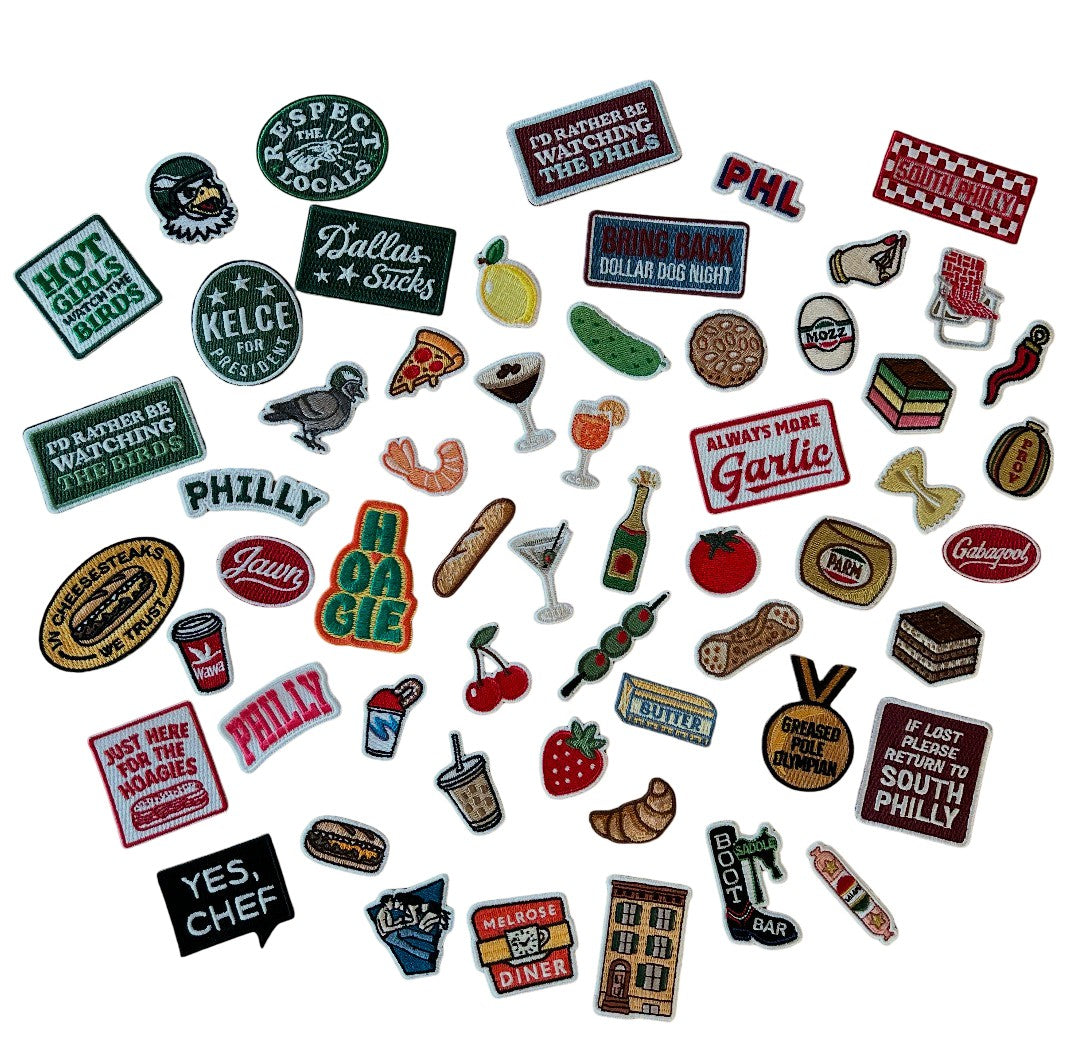 Custom Food & Drink Patch - Embroidered Small