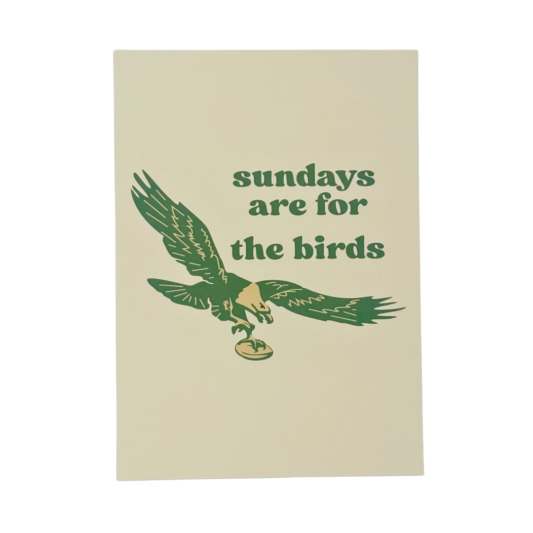 Sundays are for the Birds Art Print