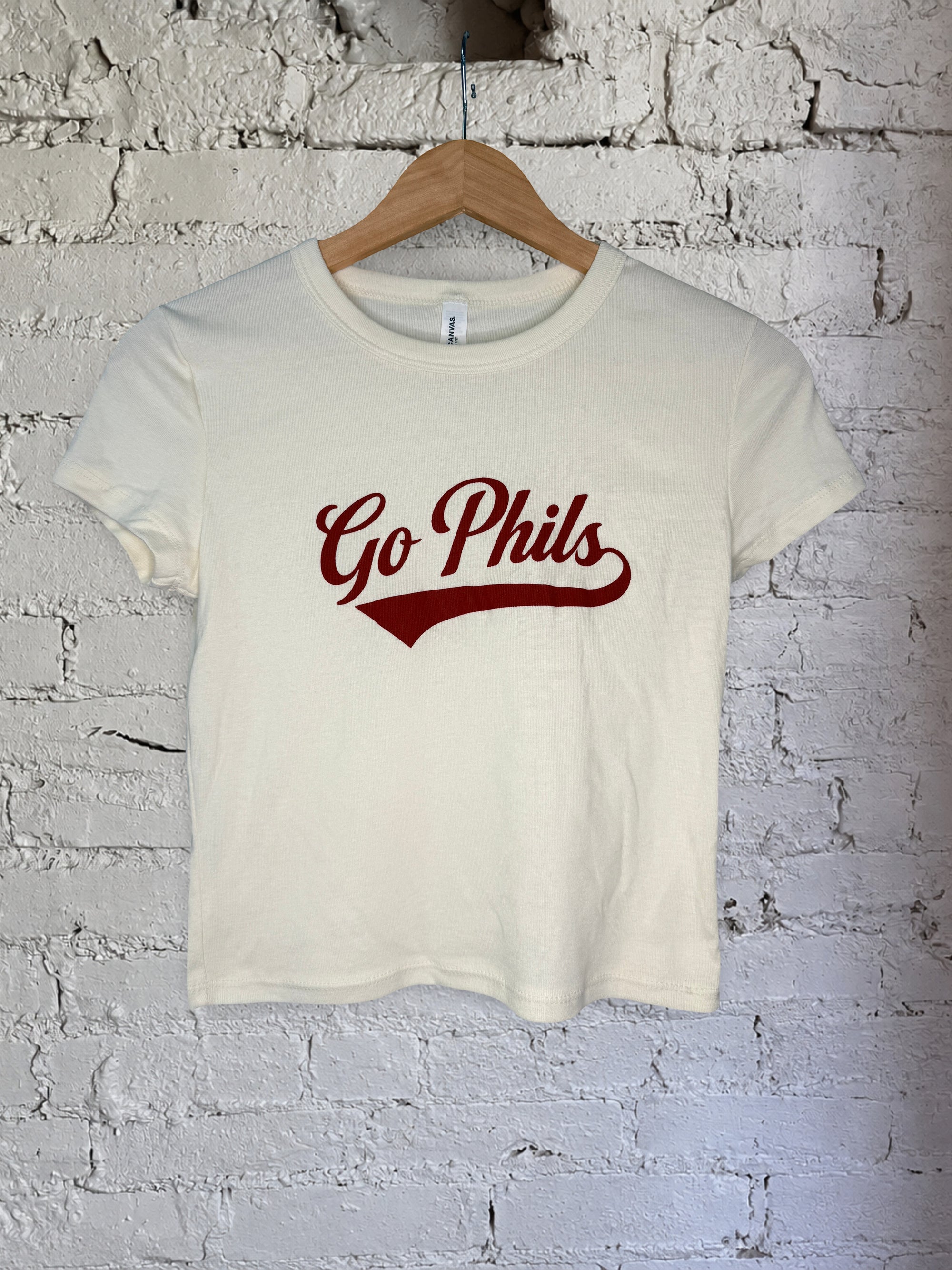 Go Phils Script Baby Tee