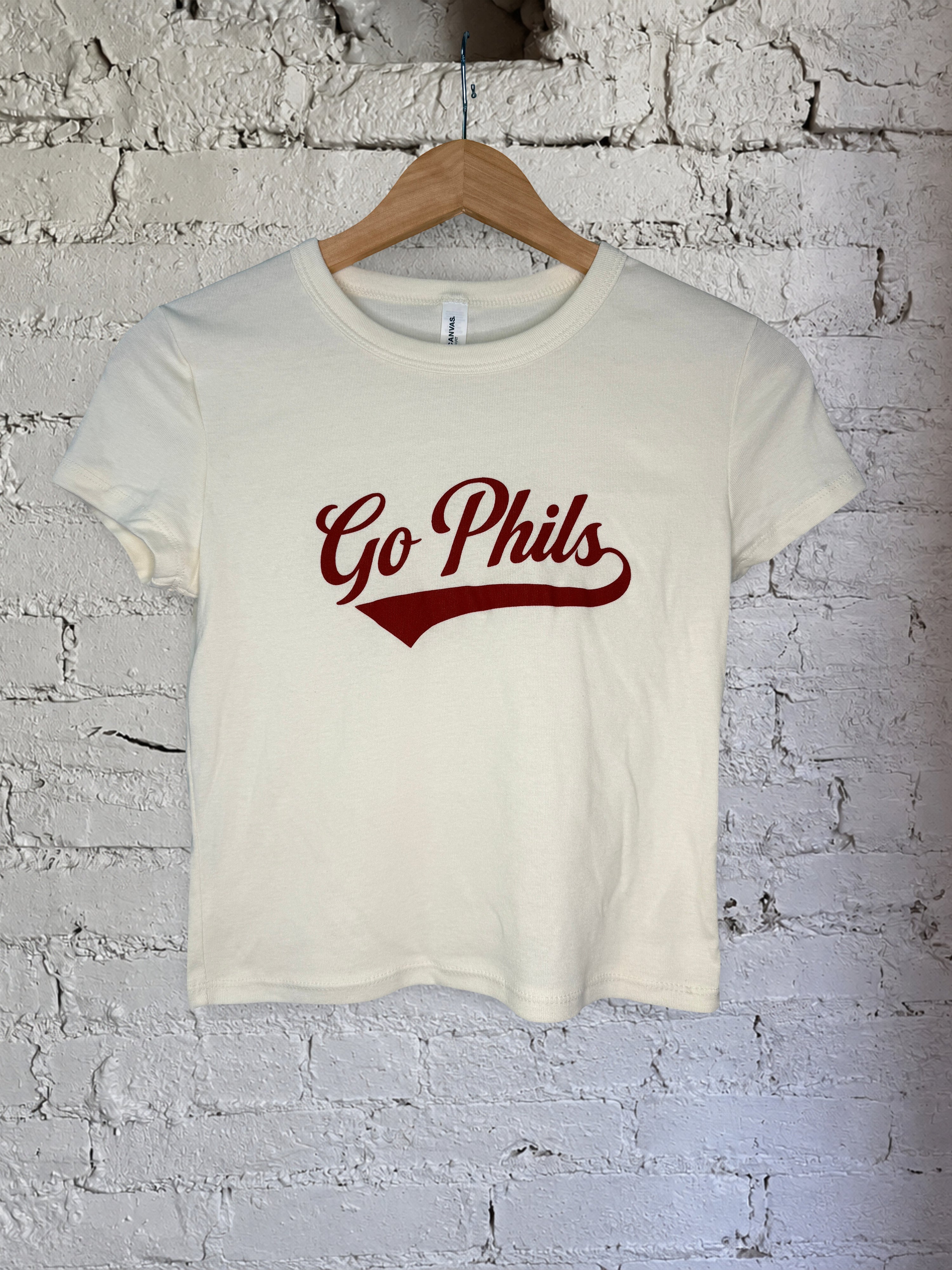 Go Phils Script Baby Tee