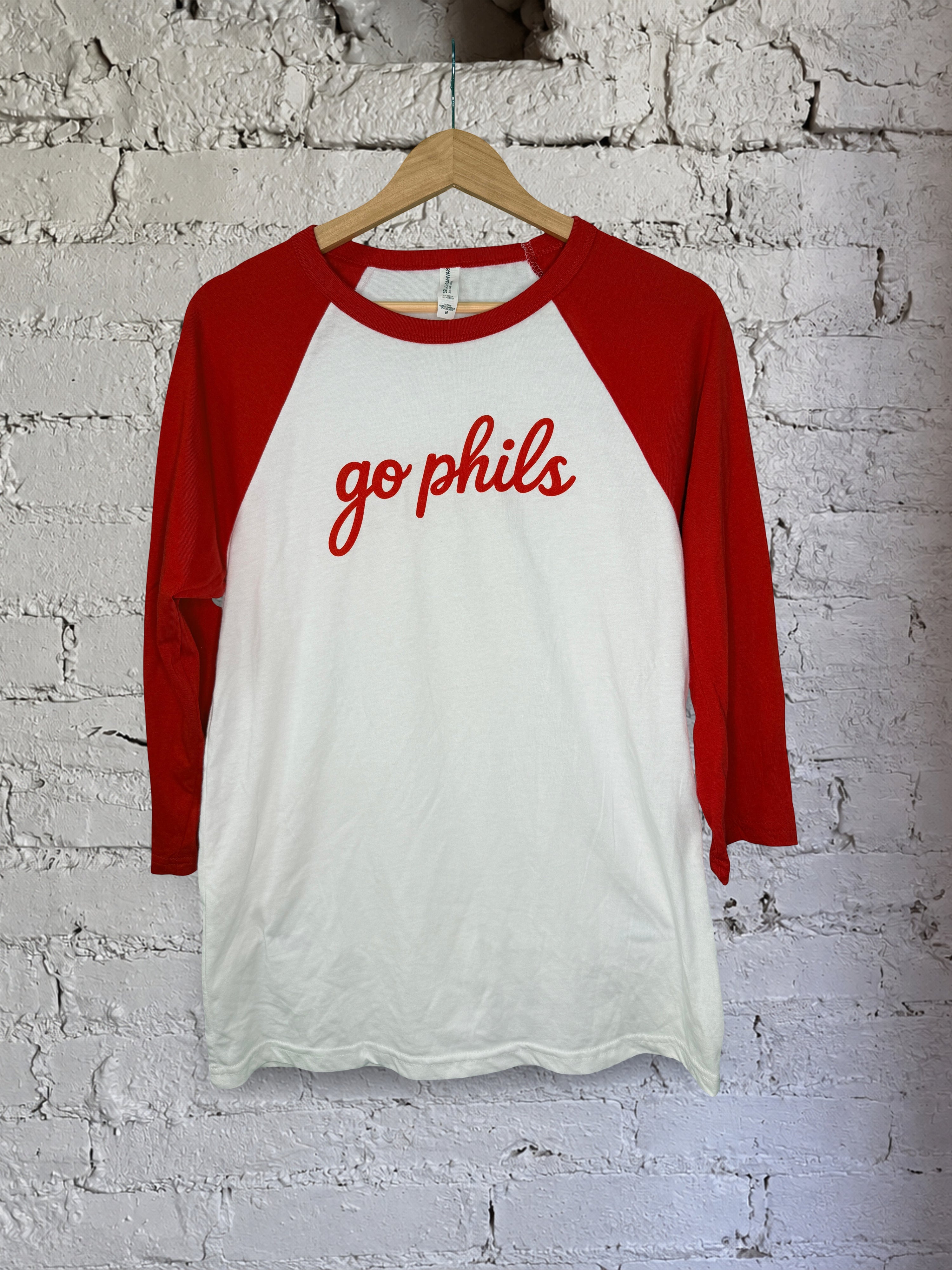 Go Phils Long Sleeved Raglan