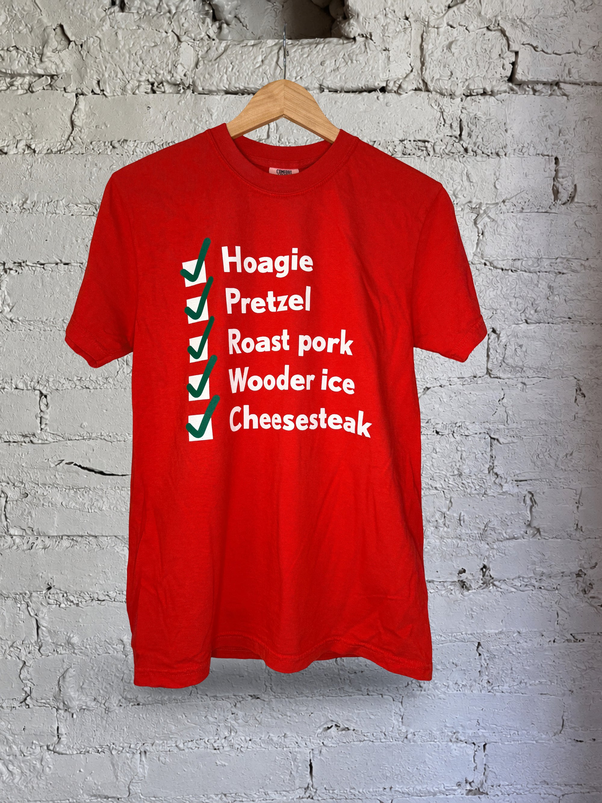 Philly Foods Checklist Tee